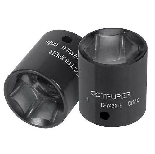 Dados De Impacto,encastre ½  De 19mm  Truper  D-7419-m 0