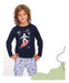 Mumi Dolls Boys' Long Sleeve Pajama Set with Pants - Space Collection - ART.8011 1