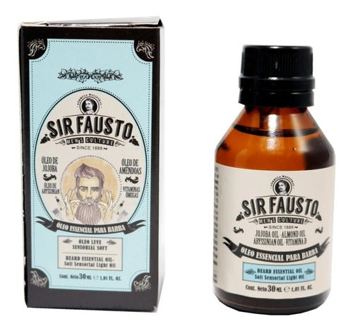 Kit De Limpieza Premium Para Barba Sir Fausto Barberia 4