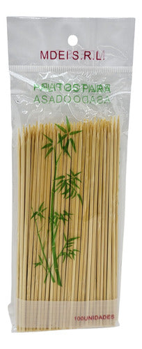 Bamboo Skewers 15 cm X100 Units 0