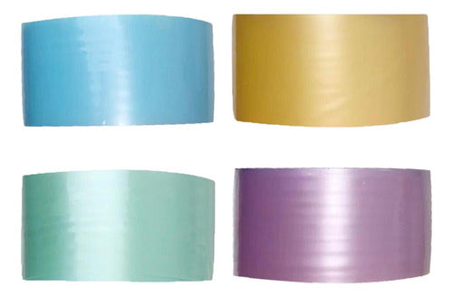 4x Brinquedo Sensorial De Fita Azul Grassy Amarelo Violeta 4