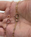 925 Silver Gold Plated Bracelet with Inseparable Hearts 1