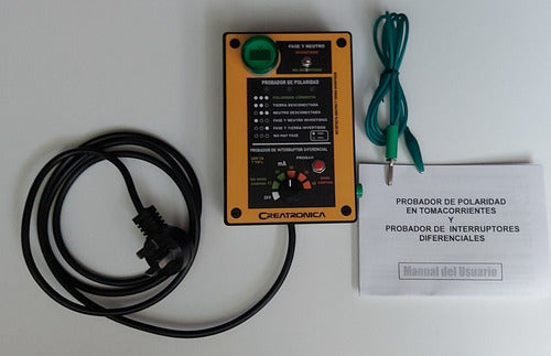 CREATRONICA 3 In 1 Polarity Tester And Circuit Breaker With Voltmeter 1