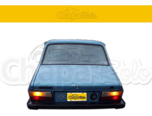 Renault Paragolpe Trasero Negro P/ Renault 12 78 79 80 81 82 1