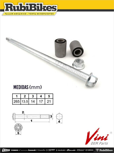 Vini Fork Spindle for CG 13.5 mm 1