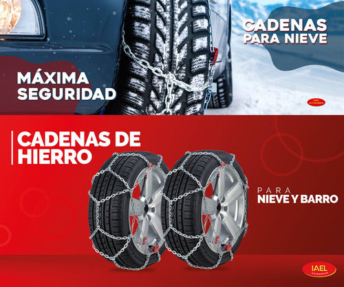 Iael Cadenas Barro Nieve Camioneta Rodado 245/40-17 CD-225 4