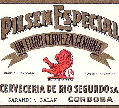 Antiguo Cenicero Colección Cervecería Rio Segundo 2° Logo 6