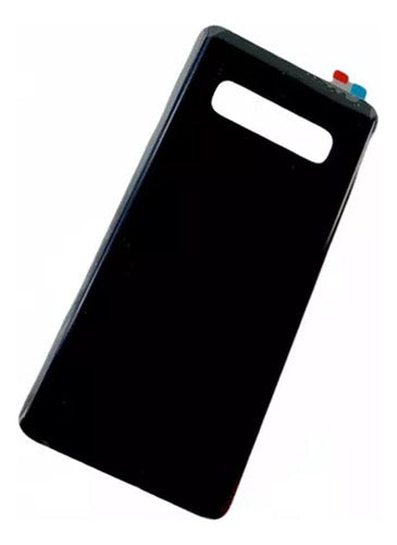 Tapa Trasera Repuesto  Para Samsung S10 Negro 2