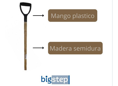 Cabo De Madera Con Mango Para Pala 1