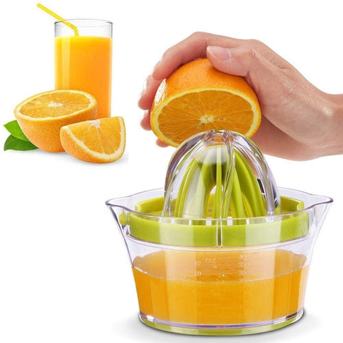 Fashion Deco Citrus Juicer Manual, 4 in 1, Orange, Grater 2