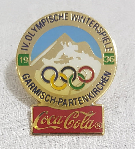 Pin Coca Cola Olimpiadas Invierno Garmisch 36 Coleccion G15 0