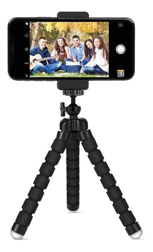 Portable Flex Tripod Selfie Pocket Traveler Black 1