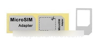 Micro Sim Adapter with Cutting Sticker - Easy to Use 3