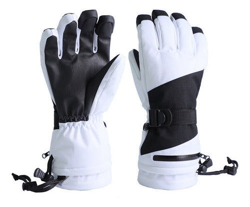 Luvas Masculinas De Tela Sensível Ao Toque Gloves.snow À Pro 0