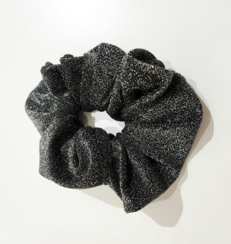 Large XXL Sparkly Lurex Hair Scrunchie for Night Parties 2