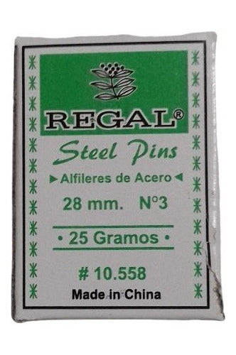 Regal Steel Head Pins 28 Mm X 25 G X 4 Boxes 0