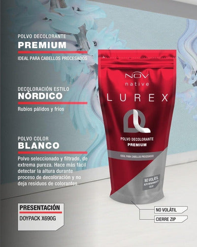 Nov Lurex Premium Bleach Powder 690g x 6 Units 1