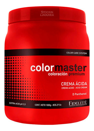 Fidelite 24 Tinturas Color Master + 1 Acid Mask 1kg 1