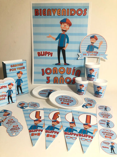 Cotillón Infantil Personalizado X 25 Blippi 2