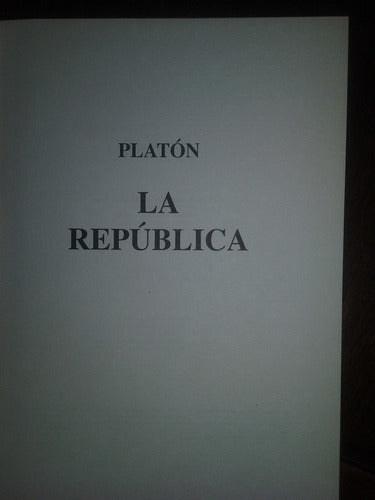 Edimat La República De Platón Edición Española 1