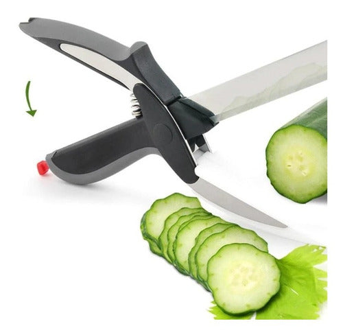 Sharp Kitchen Scissors - Vegetable and Fruit Cutter with Safety Lock 4