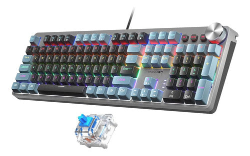 Teclado Mecánico Para Juegos, Teclado Rgb Retroiluminado De 0