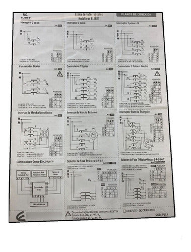 Elibet Llave Interruptor Estrella-Triangulo 40A 4