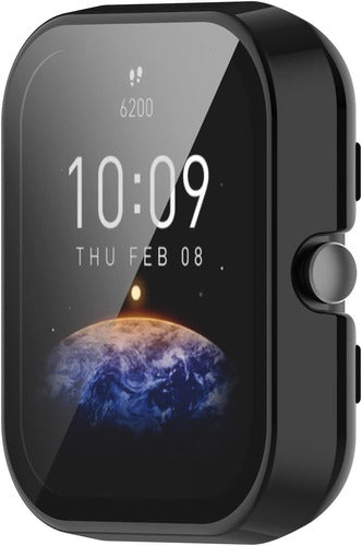 Tencloud Black Protective Case for Amazfit Bip 3 Pro/Bip 3 0