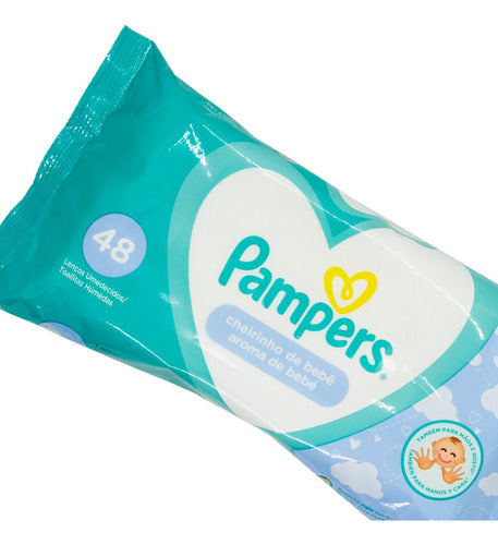 Pampers Kit X6 Toallitas Húmedas Aroma Caricia De Bebé 3