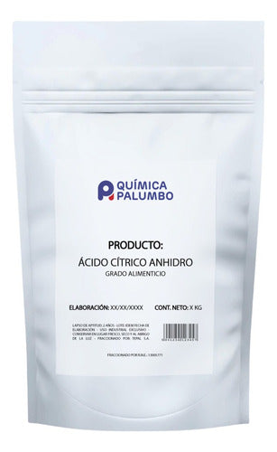 Química Palumbo Ácido Cítrico Anhidro X 100 Gr. Grado Alimenticio. Premium 0