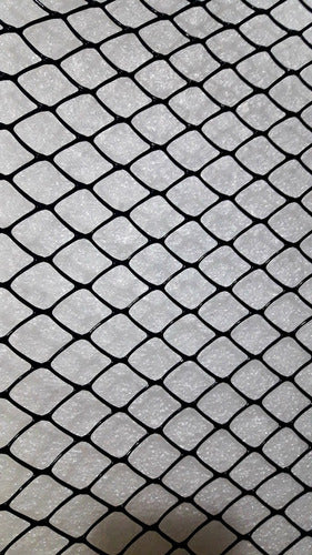 Plastic Mesh Fence - Diamond Pattern 4m x 1.20m Black 4