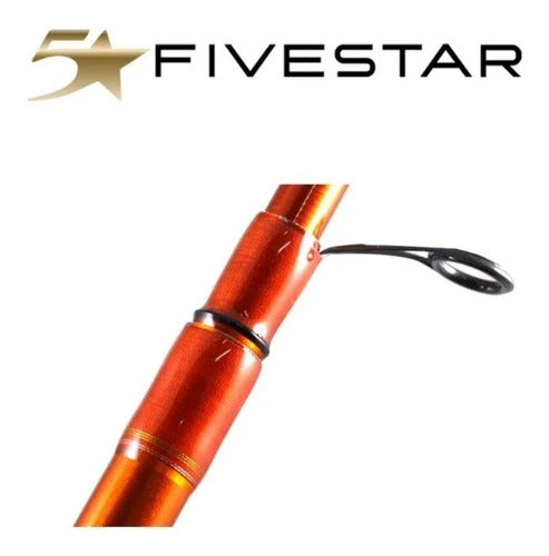 Telescopic Fishing Rod Fivestar Elite Fe Or 4.20 Mts Graphite Peje 3