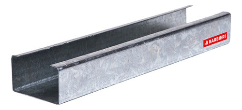 Barbieri PGC 70 Galvanized Steel C Profile 70x40x15x260cm 0