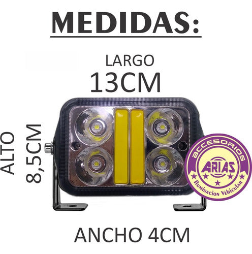 Powerful LED Spotlight with High Low Light and Flash Feature 7