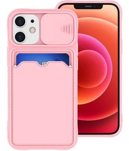 Merkurio -Tec Funda Case Con Tarjetero Y Cubre Camara Para iPhone 11 Pro 7