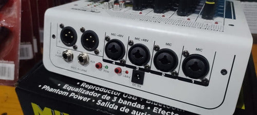 Mixer Ross Mx-400 4 Canales Consola Analógica 1