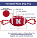 Pet First Ncaa Nebraska Cornhuskers Football Dog Toy, Materi 2