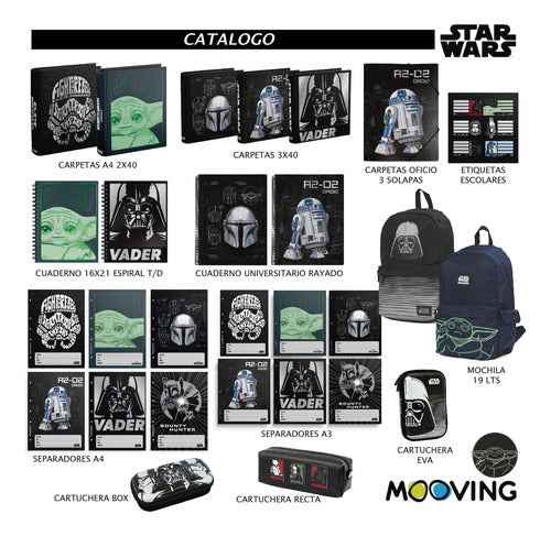 Mooving A4 Star Wars School Folder Round 2-Ring Yoda 4