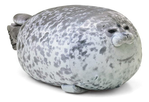 ~? Chubby Spotted Seal Pillow Stuffed Cotton Plush Animal Toy 0