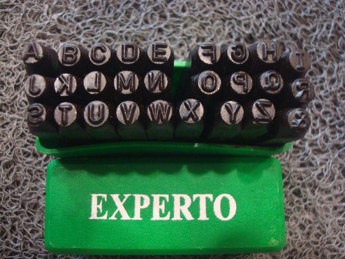 Kit Juego Letras + Numeros A Golpe N 4 Punta Grabar Experto 3