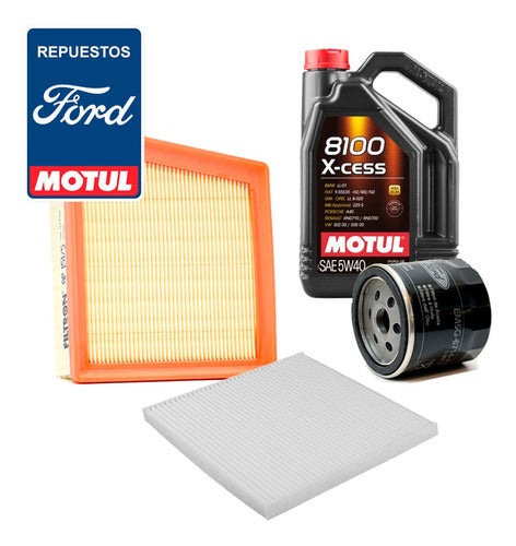 Kit Filtros Fiesta Kinetic Original +aceite Motul 2013 2014 0