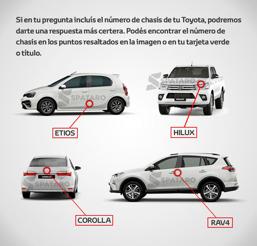 Toyota Barrero Delantero Izquierdo Hilux 2016-2019 SRV SRX 2