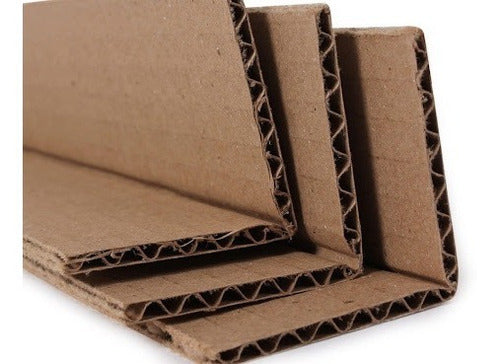 Market Paper Corner Protectors Cardboard Corrugated Moving Pallets 1m X 20cm X 25u 0