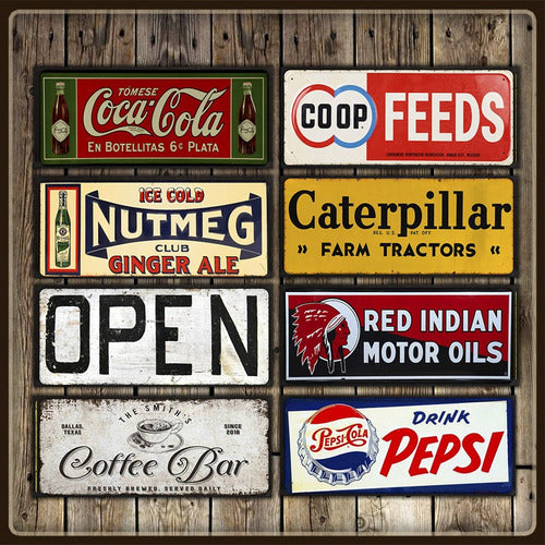 Coca Cola Retro No Chapa - #46 - Vintage Decorative Sign 6