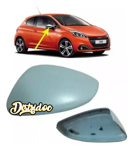 Tapa Cacha Espejo Carcaza Derecho Peugeot 208 2013/2020 2