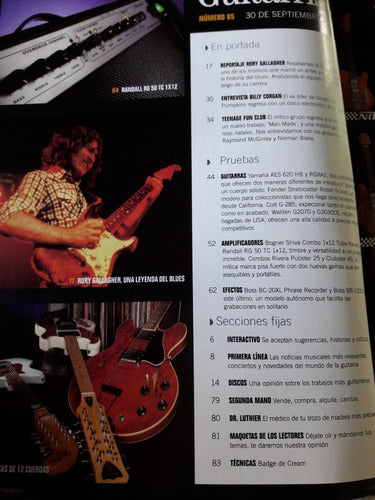 Revista Guitarrista N° 85 Sept 2005 Guitarras De 12 Cuerdas 1