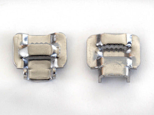 Stainless Steel Buckle 3/8 9.5x0.5mm X 100 pcs - Bauza Group 2