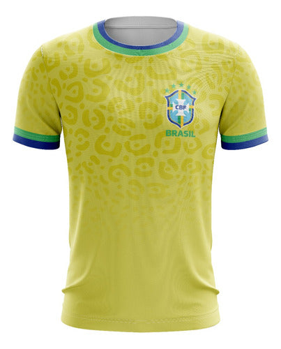 Sublimated T-shirt - Brazil Qatar - Customizable 0