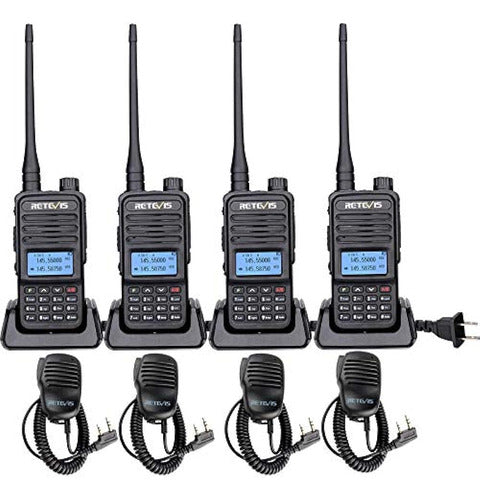 Retevis Rt85 Walkie Talkies De Largo Alcance, Banda Dual, 20 0