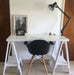 Victoria Deco Desk 120 x 50 with White Stands 2